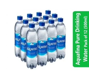 Aquafina Pure Drinking Water Pack of 12 (500ml)