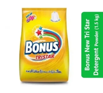 Bonus New Tri Star Detergent Powder (1.5 kg)