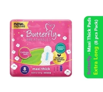 Butterfly – Breathables Maxi Thick Pads – Extra Long (8 pcs Pack)