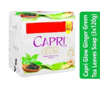 Capri Glow Ginger Green Tea Leaves Soap (3x120g)