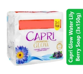 Capri Glow Water Lily Berry Soap (3x150g)