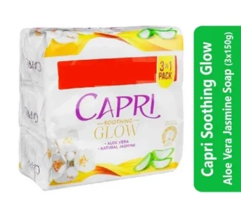 Capri Soothing Glow Aloe Vera Jasmine Soap (3x150g)