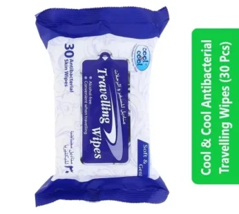 Cool & Cool Antibacterial Travelling Wipes (30 Pcs)