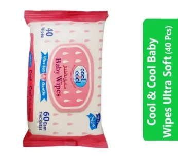 Cool & Cool Baby Wipes Ultra Soft (40 Pcs)
