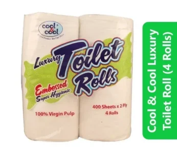 Cool & Cool Luxury Toilet Roll (4 Rolls)