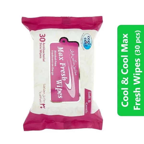 Cool & Cool Max Fresh Wipes (30 pcs) 3 Cool & Cool Max Fresh Wipes (30 pcs)