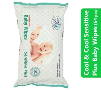 Cool & Cool Sensitive Plus Baby Wipes (64 pcs)