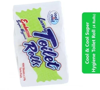 Cool & Cool Super Hygiene Toilet Roll (4 Rolls)