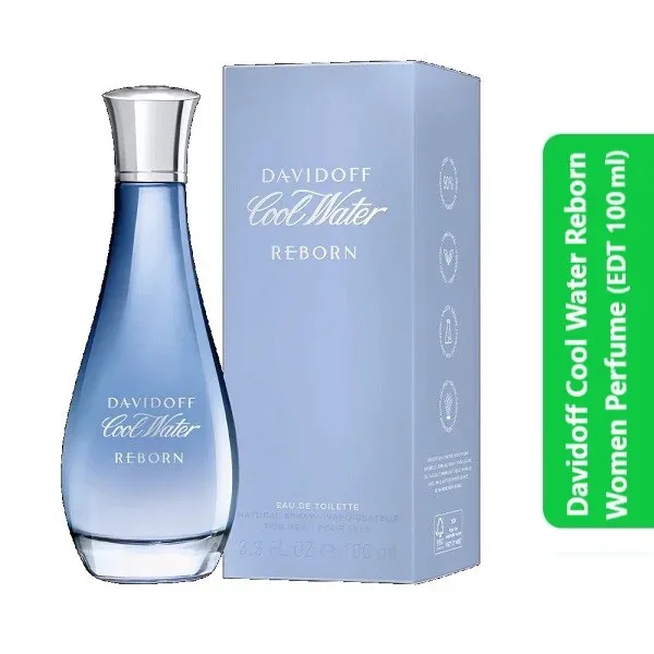 Davidoff Cool Water Reborn Women Perfume (EDT 100 ml) 3 Davidoff Cool Water Reborn Women Perfume (EDT 100 ml)