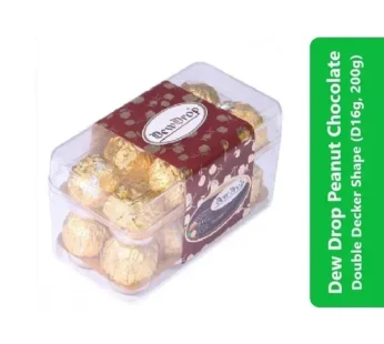 Dew Drop Peanut Chocolate Double Decker Shape (D16g, 200g)