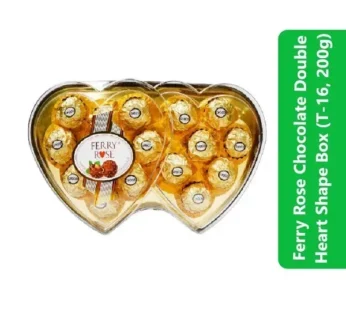 Ferry Rose Chocolate Double Heart Shape Box (T-16, 200g)