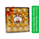 Ferry Rose Wafer Chocolate Square Shape Box T 16 200g