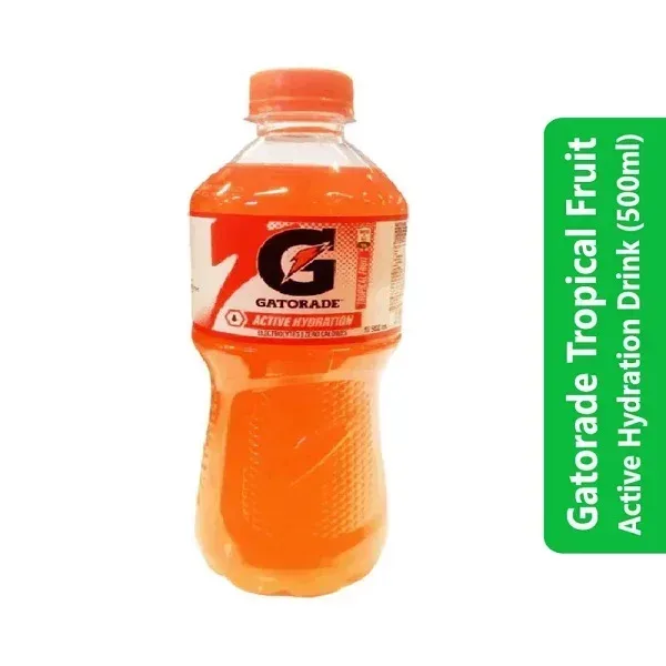 Gatorade Tropical Fruit Active Hydration Drink (500ml) 3 Gatorade Tropical Fruit Active Hydration Drink (500ml)
