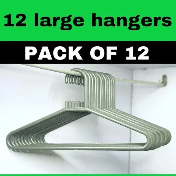 Hangers for Clothes (Pack of 12) 3 Hangers for clothes (Pack of 12)