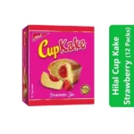 Hilal Cup Kake Strawberry (12 Packs)