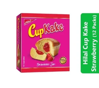 Hilal Cup Kake Strawberry (12 Packs)