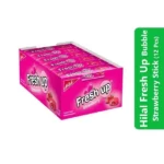 Hilal Fresh Up Bubble Strawberry Stick (12 Pcs)