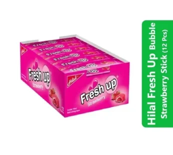 Hilal Fresh Up Bubble Strawberry Stick (12 Pcs)