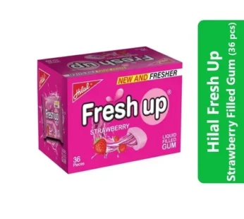 Hilal Fresh Up Strawberry Filled Gum (36 pcs)