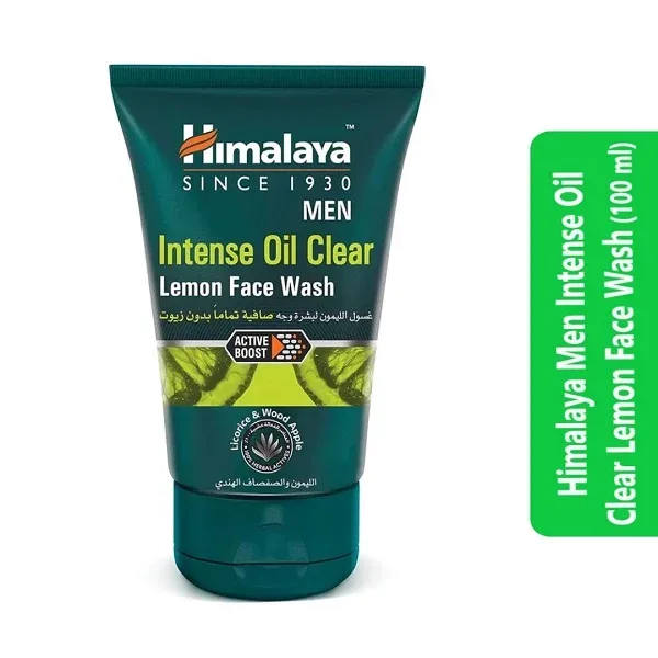 Himalaya Men Intense Oil Clear Lemon Face Wash (100 ml) 1 Himalaya Men Intense Oil Clear Lemon Face Wash (100 ml)