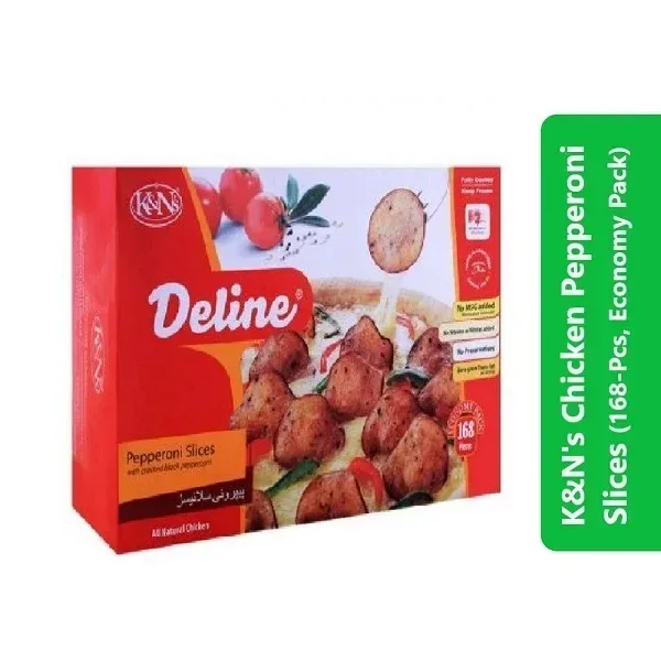 K&N's Chicken Pepperoni Slices (168-Pcs, Economy Pack) 1 K&N's Chicken Pepperoni Slices (168-Pcs, Economy Pack)