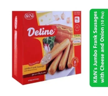 K&N’s Jumbo Frank Sausages with Cheese and Onion (10 Pcs)