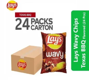 Lays Wavy Chips Texas BBQ Flavored (24 Packs)