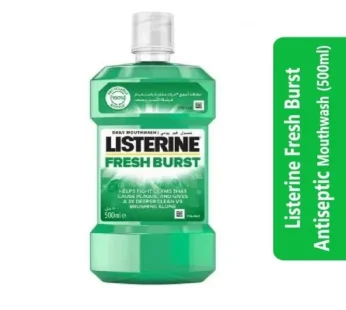 Listerine Fresh Burst Antiseptic Mouthwash (500ml)