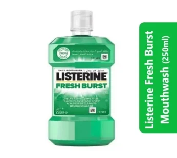 Listerine Fresh Burst Mouthwash (250ml)