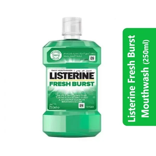 Listerine Fresh Burst Mouthwash (250ml) 1 Listerine Fresh Burst Mouthwash (250ml)