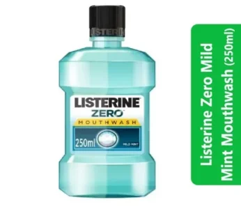 Listerine Zero Mild Mint Mouthwash (250ml)