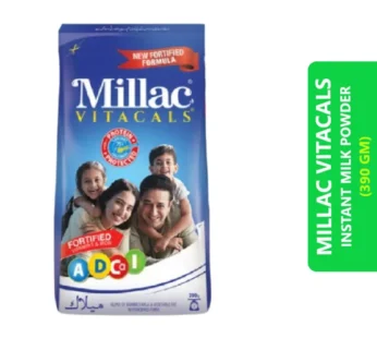 MILLAC Vitacals Instant Milk Powder Fortified (390 GM)