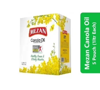 Mezan Canola Oil 5 Pouch (1ltr Each)