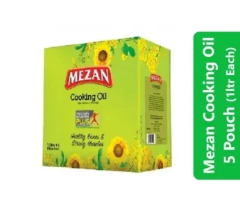 Mezan Cooking Oil 5 Pouch (1ltr Each)