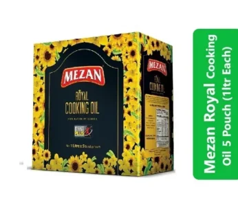 Mezan Royal Cooking Oil 5 Pouch (1ltr Each)