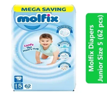 Molfix Diapers Size 5 (Junior – 62 pcs)
