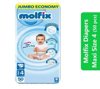 Molfix Diapers Size 4 (Maxi – 50 pcs)