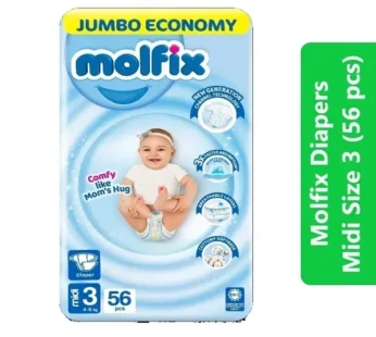 Molfix Diapers Size 3 (Midi – 56 pcs)
