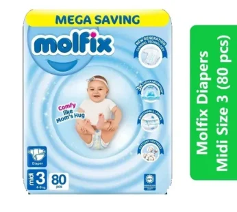 Molfix Diapers Size 3 (Midi – 80 pcs)