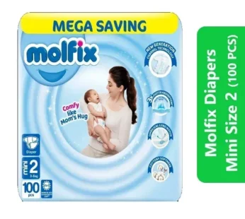 Molfix Diapers Size 2 (Mini – 100 Pcs)