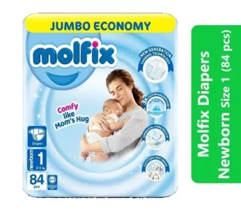 Molfix Diapers Size 1 (Newborn – 84 pcs)