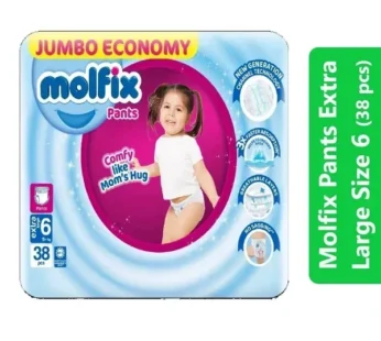 Molfix Pants Size 6 (Extra Large – 38 pcs)