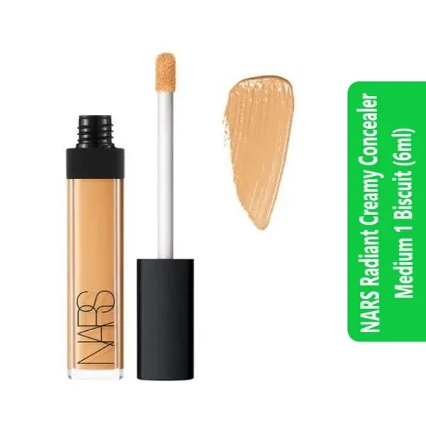 NARS Radiant Creamy Concealer Medium 1 Biscuit (6ml) 3 NARS Radiant Creamy Concealer Medium 1 Biscuit (6ml)