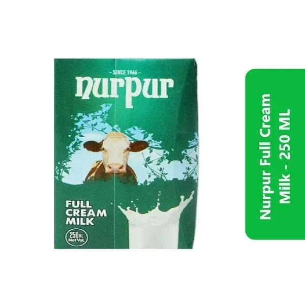 Nurpur Full Cream Milk (250 ML) 3 Nurpur Full Cream Milk - 250 ML