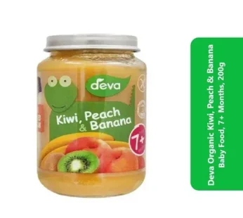 Deva Organic Kiwi, Peach and Banana Baby Food, 7+ Months, 200g