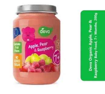Deva Organic Apple, Pear and Raspberry Baby Food, 7+ Months, 200g