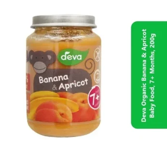 Deva Organic Banana and Apricot Baby Food, 7+ Months, 200g