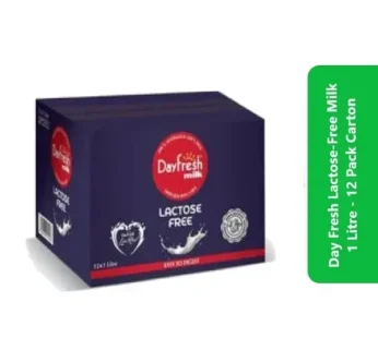 Day Fresh Lactose-Free Milk 1 Litre – 12 Pack Carton