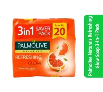 Palmolive Naturals Refreshing Glow Soap 3-In-1 Pack (110g)
