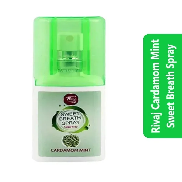 Rivaj Cardamom Mint Sweet Breath Spray 1 Rivaj Cardamom Mint Sweet Breath Spray